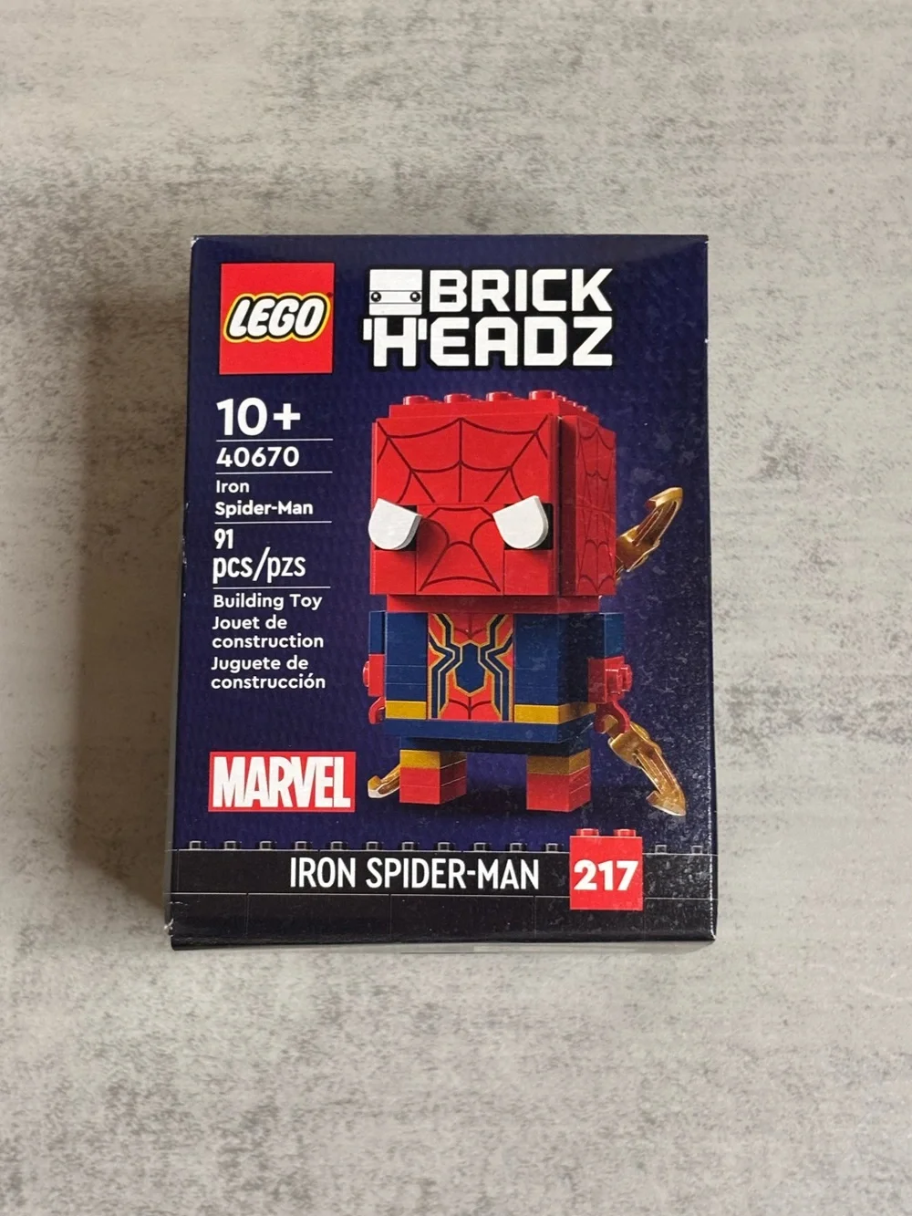 Lego Marvel BrickHeadz Iron Spider-Man Set (#40670)